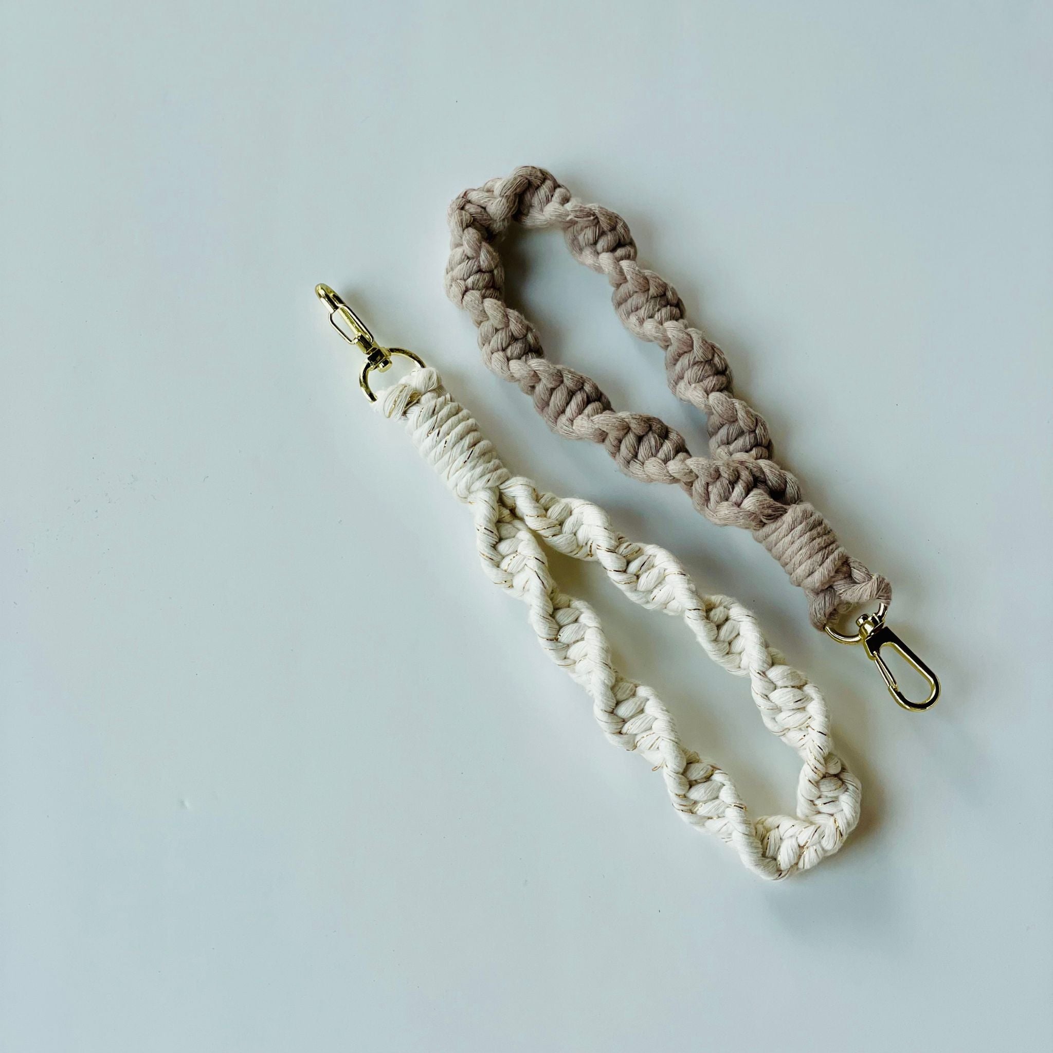 Macrame Twisted Key Loop